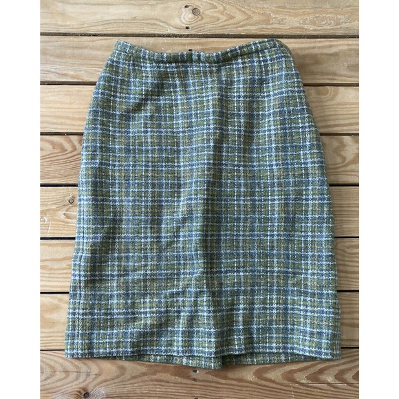 Pendleton Dresses & Skirts - Vtg PENDLETON Plaid High Waisted Wool Pencil Skirt